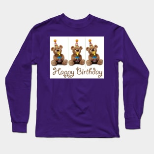 Birthday Bears Long Sleeve T-Shirt